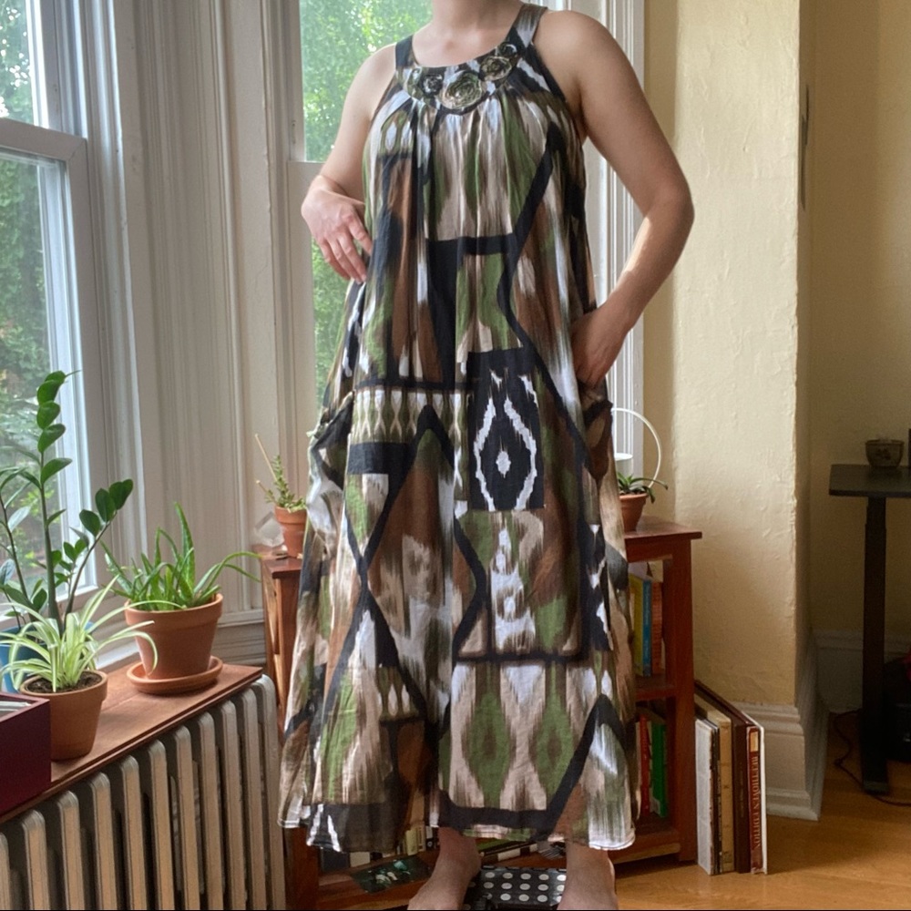 Batik Maxi Dress